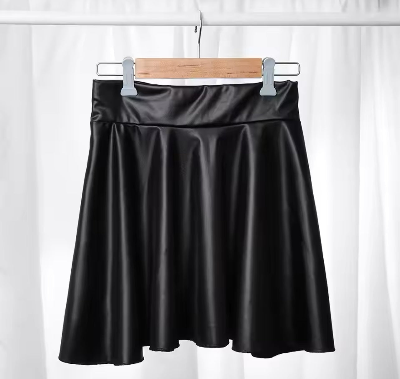 A lot Like Leather Skater Skirt